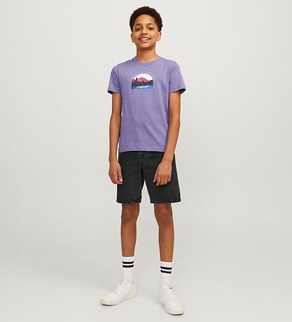 Jack & Jones Shorts - JjiChris - Black Denim