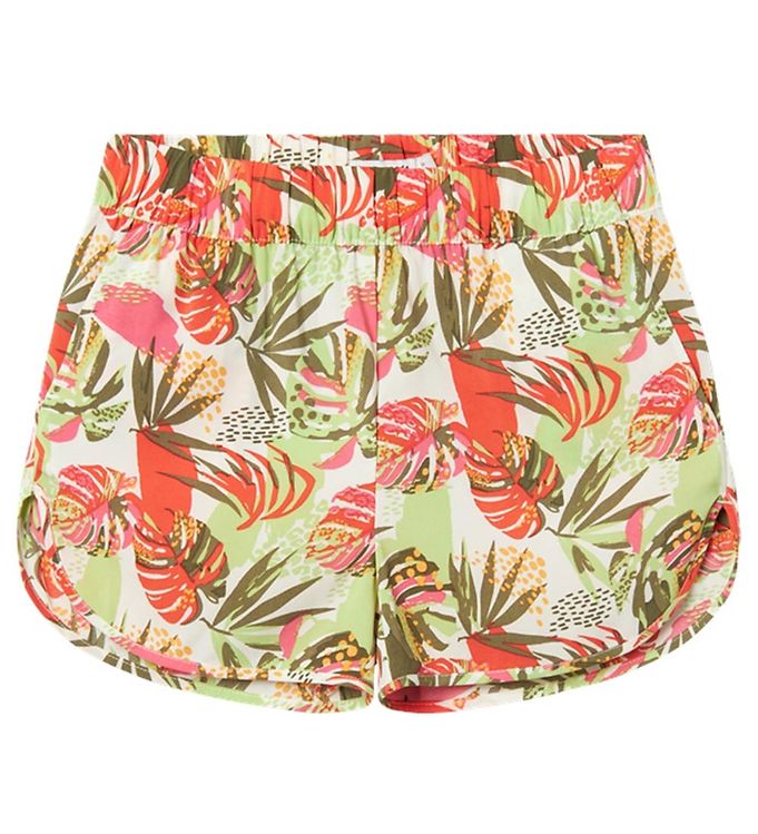 Name It NkfVinaya Shorts - Bright White/Tropical