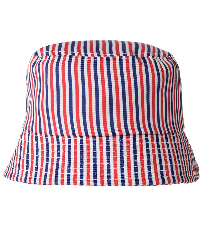 Name It Bøllehat - NmnOli - Clematis Blue/Jet Stream/Fiery Red