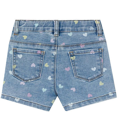 Name It Shorts - Slim - NmfSalli - Medium Blue Denim/Hearts Name It Shorts - Slim - NmfSalli - Medium Blue Denim/Hearts