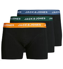 Jack & Jones Boxershorts - Noos - JacGab - 3-pak - Dark Green/Bl Jack & Jones Boxershorts - Noos - JacGab - 3-pak - Dark Green/Bl