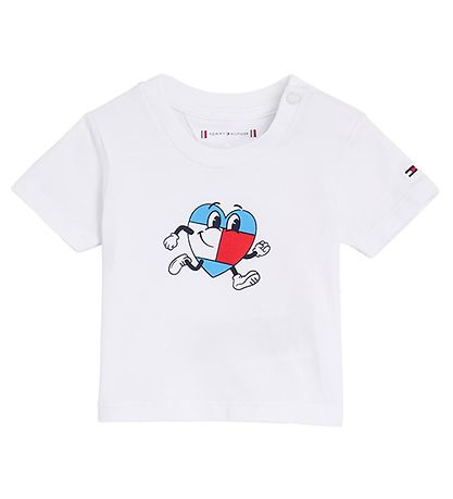 Tommy Hilfiger Sæt - Kjole/T-shirt/Bloomers - Denimstripe Tommy Hilfiger Sæt - Kjole/T-shirt/Bloomers - Denimstripe
