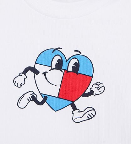 Tommy Hilfiger Sæt - Kjole/T-shirt/Bloomers - Denimstripe Tommy Hilfiger Sæt - Kjole/T-shirt/Bloomers - Denimstripe