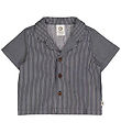 Müsli Skjorte - Poplin Stripe - Balsam Cream/Night Blue Müsli Skjorte - Poplin Stripe - Balsam Cream/Night Blue