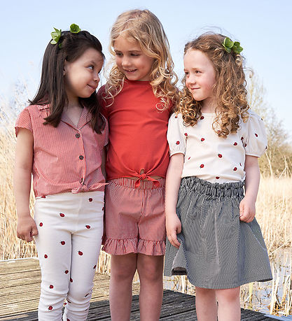 Müsli Nederdel - Poplin Stripe - Balsam Cream/Night Blue Müsli Nederdel - Poplin Stripe - Balsam Cream/Night Blue