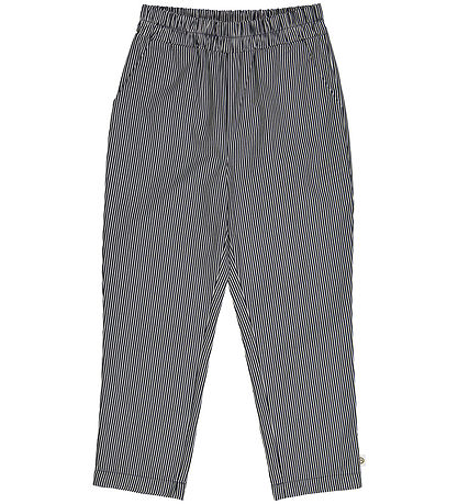 Müsli Bukser - Poplin stripe - Balsam Cream/Night Blue