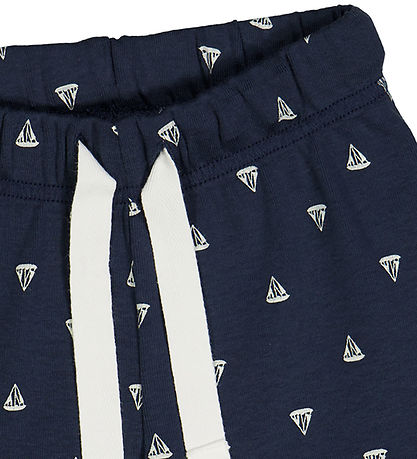 Müsli Shorts - Sailboat - Night Blue/Balsam Cream Müsli Shorts - Sailboat - Night Blue/Balsam Cream