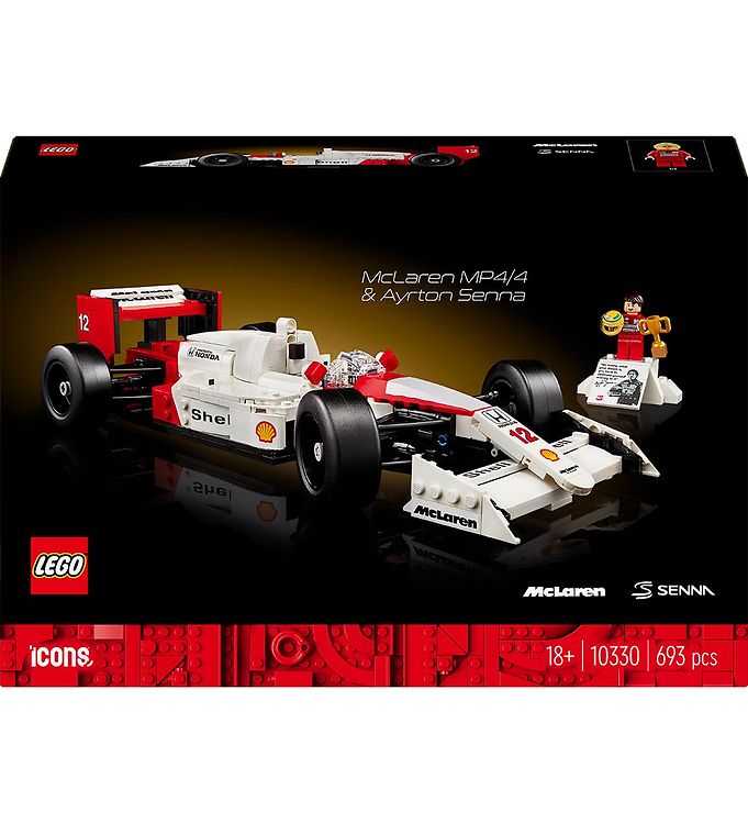 LEGO® Icons - McLaren MP4/4 og Ayrton Senna 10330 - 693 Dele