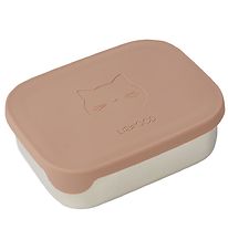 Liewood Madkasse - Silikone/Stål - Arthur - Cat Dark Rose Liewood Madkasse - Silikone/Stål - Arthur - Cat Dark Rose