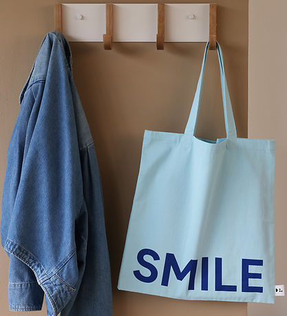 Design Letters Shopper - Smile - Ice Blue Design Letters Shopper - Smile - Ice Blue