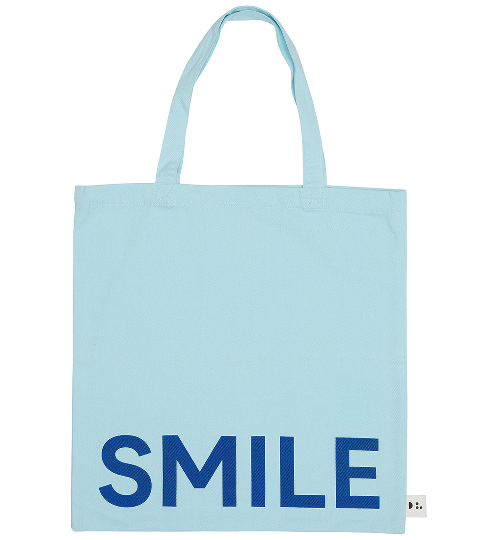 Design Letters Shopper - Lächeln - Ice Blue - Design Letters - One Size - Taschen