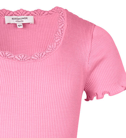 Rosemunde T-Shirt - Silke/Bomuld - Dolly Pink