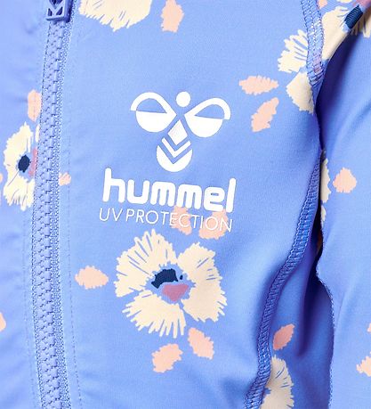 Hummel Badeheldragt - HmlCala - UV 40+ - Blå/Gul Blomst Hummel Badeheldragt - HmlCala - UV 40+ - Blå/Gul Blomst