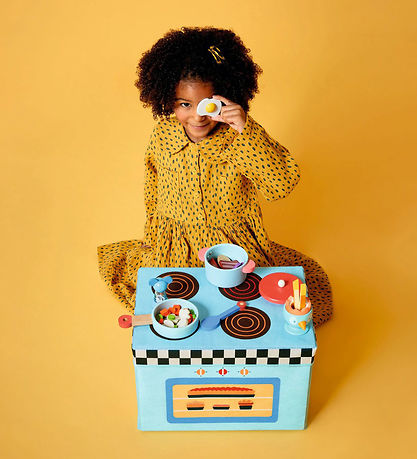 Djeco Opbevaringskasse - 35x25x25 cm - Komfur Djeco Opbevaringskasse - 35x25x25 cm - Komfur