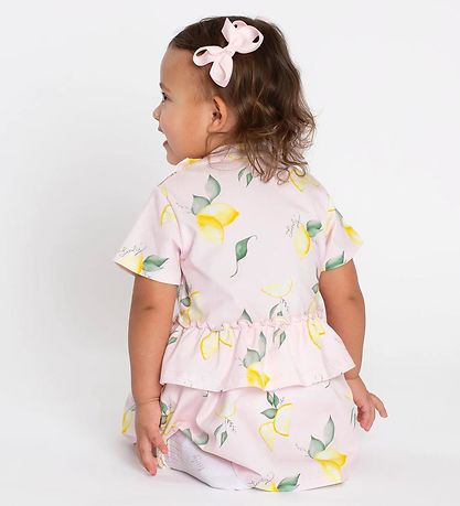 Livly Kjole - Lilly -  Lemons/Light Mauve