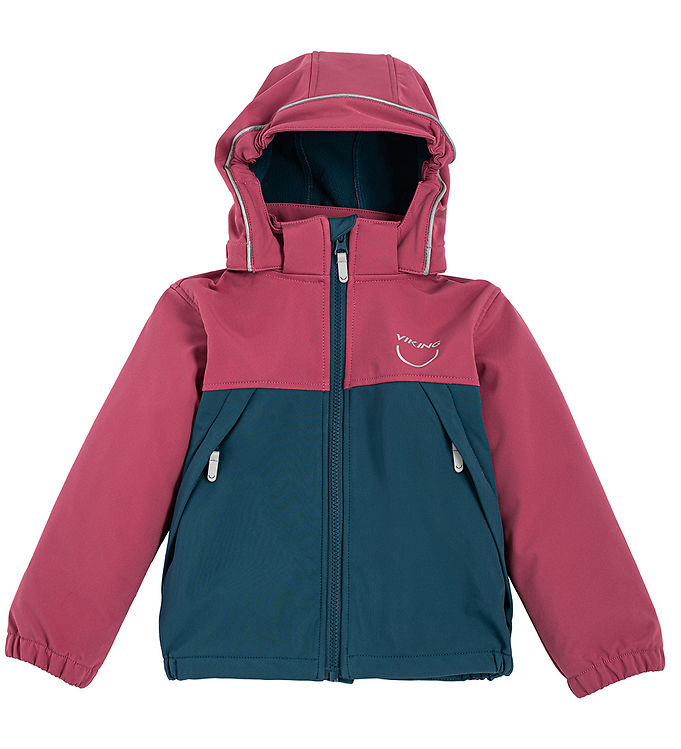 Viking Plum Overgangsjakke Soft Shell - Str. 3y 98cm