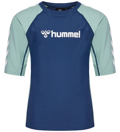 Hummel Badebluse - UV40+ - HmlFiji - Dark Denim