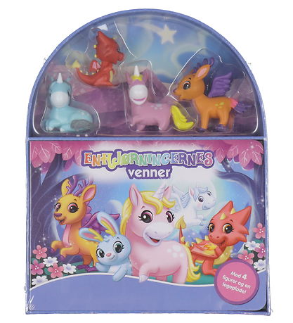 Alvilda Bog m. Figurer - Enhjørningernes Venner - Dansk Alvilda Bog m. Figurer - Enhjørningernes Venner - Dansk