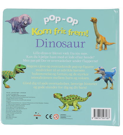 Alvilda Bog - Pop-Op - Kom Frit Frem - Dinosaur - Dansk Alvilda Bog - Pop-Op - Kom Frit Frem - Dinosaur - Dansk