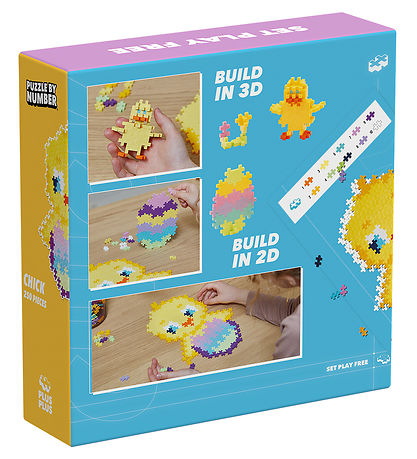 Plus-Plus Puzzle By Number - 250 stk. - Chick Plus-Plus Puzzle By Number - 250 stk. - Chick