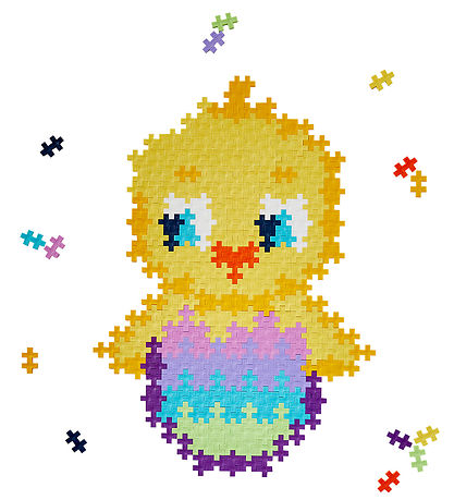 Plus-Plus Puzzle By Number - 250 stk. - Chick Plus-Plus Puzzle By Number - 250 stk. - Chick