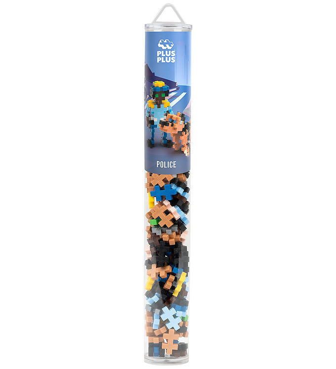 Plus-Plus Police / 100 pcs Tube