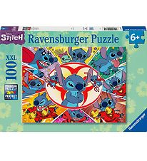 Ravensburger Puslespil - 100 Brikker - Disney Stitch Ravensburger Puslespil - 100 Brikker - Disney Stitch