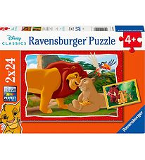 Ravensburger Puslespil - 2x24 Brikker - The Lion King Ravensburger Puslespil - 2x24 Brikker - The Lion King