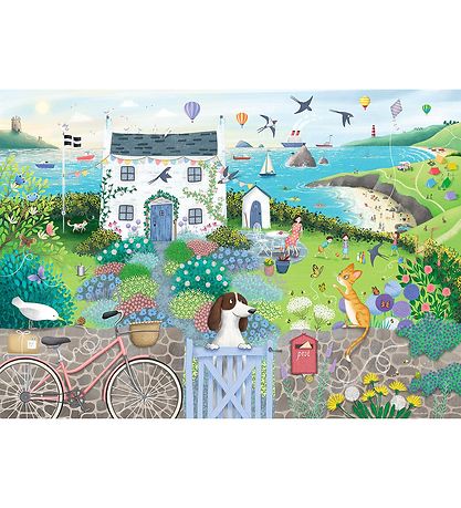 Ravensburger Puslespil - 1000 Brikker - Coastal Cottage Ravensburger Puslespil - 1000 Brikker - Coastal Cottage