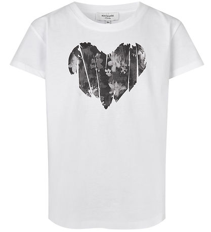 Rosemunde T-Shirt - Grey Heart Print Rosemunde T-Shirt - Grey Heart Print