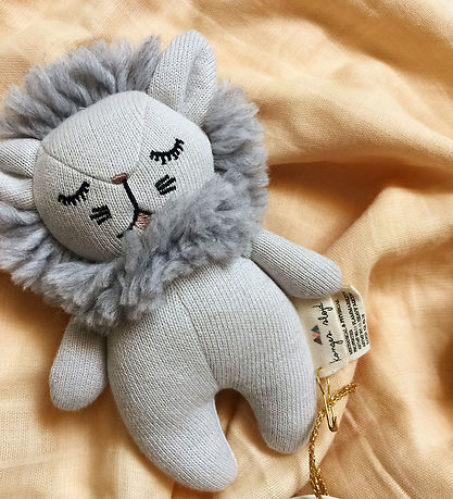 Konges Sløjd Rangle - Mini Løve - Grey