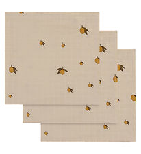 Konges Sløjd Stofbleer - 65x65 cm - 3-pak - Lemon Konges Sløjd Stofbleer - 65x65 cm - 3-pak - Lemon