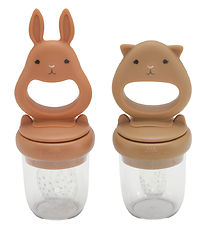 Konges Sløjd Food Feedere - 2-pak - Almond/Terracotta Konges Sløjd Food Feedere - 2-pak - Almond/Terracotta