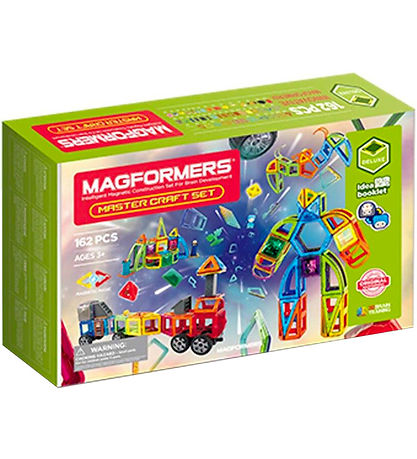 Magformers Magnetsæt - 162 Dele - Master Craft Magformers Magnetsæt - 162 Dele - Master Craft