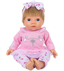 Tiny Treasures Dukke m. Blond Hår - Pink Bunny Baby