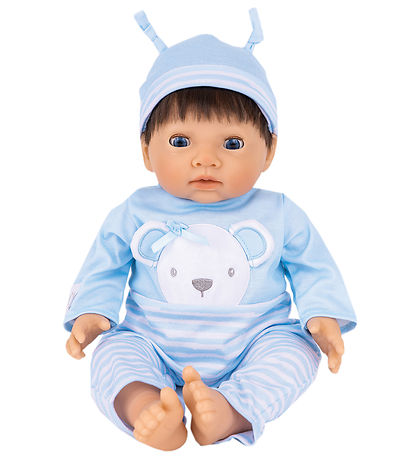 Tiny Treasures Dukke m. Brun Hår - Blue Bear Dukke Tiny Treasures Dukke m. Brun Hår - Blue Bear Dukke