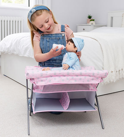 Tiny Treasures Puslebord Til Dukke - Folding Changing Table Cot Tiny Treasures Puslebord Til Dukke - Folding Changing Table Cot