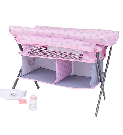 Tiny Treasures Puslebord Til Dukke - Folding Changing Table Cot Tiny Treasures Puslebord Til Dukke - Folding Changing Table Cot