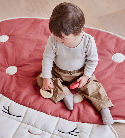 OYOY Bidering - Rainbow Teether - 2-pak - Cherry Red/Vanilla OYOY Bidering - Rainbow Teether - 2-pak - Cherry Red/Vanilla