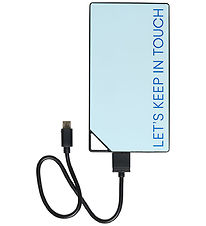 Design Letters Powerbank - 8000mAh - Lyseblå Design Letters Powerbank - 8000mAh - Lyseblå