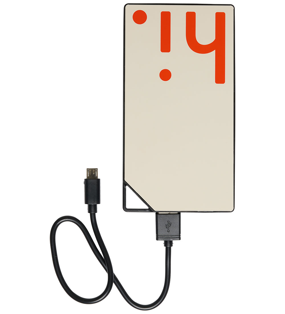 Design Letters Powerbank - 8000 mAh - Beige - Design Letters - One Size - Powerbank