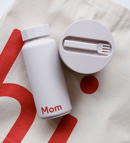 Design Letters Termoflaske - Mom - 500 ml - Pastel Beige