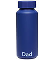 Design Letters Termoflaske - Dad - 500 ml - Midnight Blue Design Letters Termoflaske - Dad - 500 ml - Midnight Blue