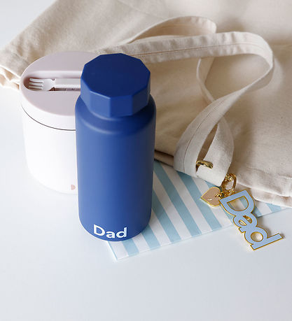 Design Letters Termoflaske - Dad - 500 ml - Midnight Blue Design Letters Termoflaske - Dad - 500 ml - Midnight Blue