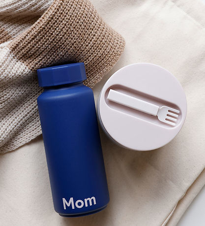 Design Letters Termoflaske - Mom - 500 ml - Midnight Blue