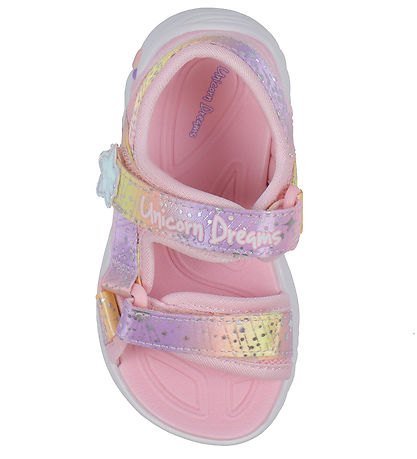 Skechers Sandaler m. Lys - Majestic Bliss - Light Pink/Multi
