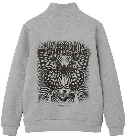 LMTD Sweatshirt - NlfRajla - Light Grey Melange LMTD Sweatshirt - NlfRajla - Light Grey Melange