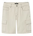 LMTD Shorts - NlmUtizza - Turtledove/Raven Stitches LMTD Shorts - NlmUtizza - Turtledove/Raven Stitches