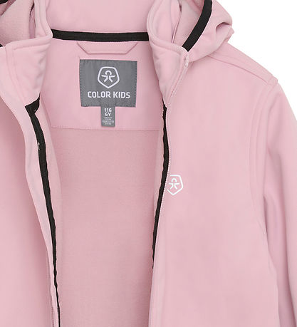 Coler Kids Softshelljakke m. Fleece - Bleached Mauve Coler Kids Softshelljakke m. Fleece - Bleached Mauve
