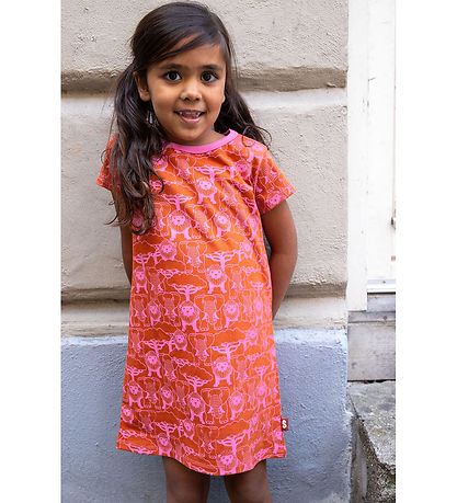 DYR-Cph Kjole - Dyrloud - Super Pink/Rust Savanne